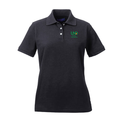 UNDFMS. UltraClub Ladies' Platinum Honeycomb Piqué Polo