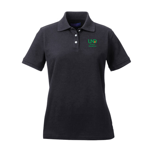 UNDFMS. UltraClub Ladies' Platinum Honeycomb Piqué Polo