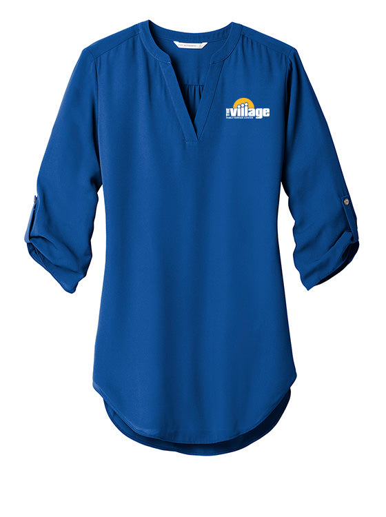 VFSC111. Port Authority ® Ladies 3/4-Sleeve Tunic Blouse