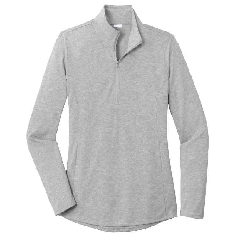 MPM206. Ladies PosiCharge ® Tri-Blend Wicking 1/4-Zip Pullover