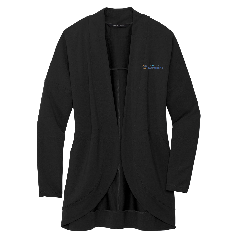 LAL103. MERCER+METTLE™ Women's Stretch Open-Front Cardigan