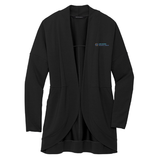 LAL103. MERCER+METTLE™ Women's Stretch Open-Front Cardigan