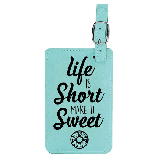 ACS551. Leatherette Luggage Tag