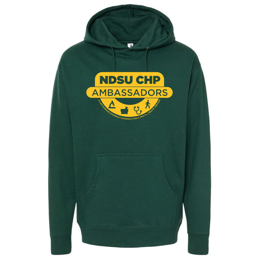 NDSUCHP202. Independent Trading Co. Midweight Hooded Sweatshirt
