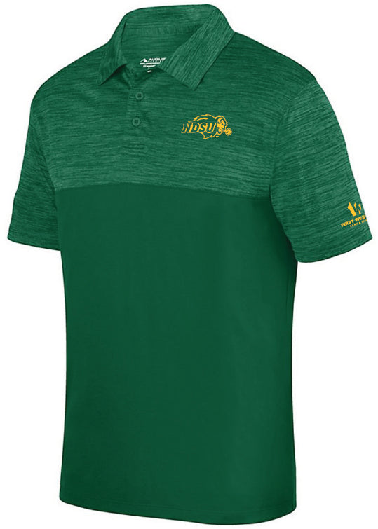 NDSUFW200. Men's Holloway Shadow Tonal Polo