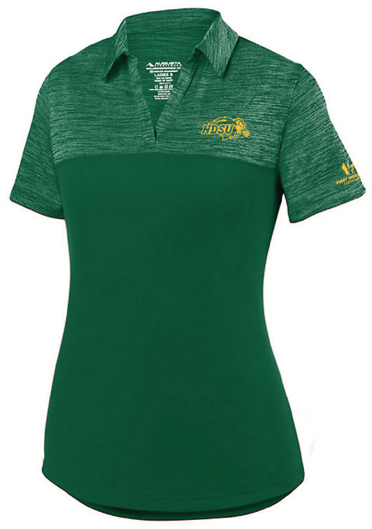 NDSUFW100. Women's Shadow Tonal Heather Sport Shirt