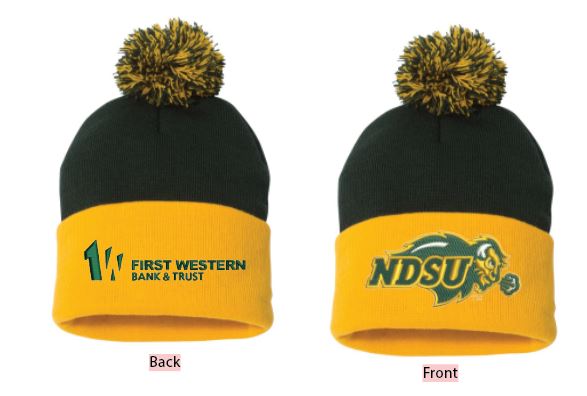 NDSUFW502. Sportsman - Pom-Pom 12" Knit Beanie