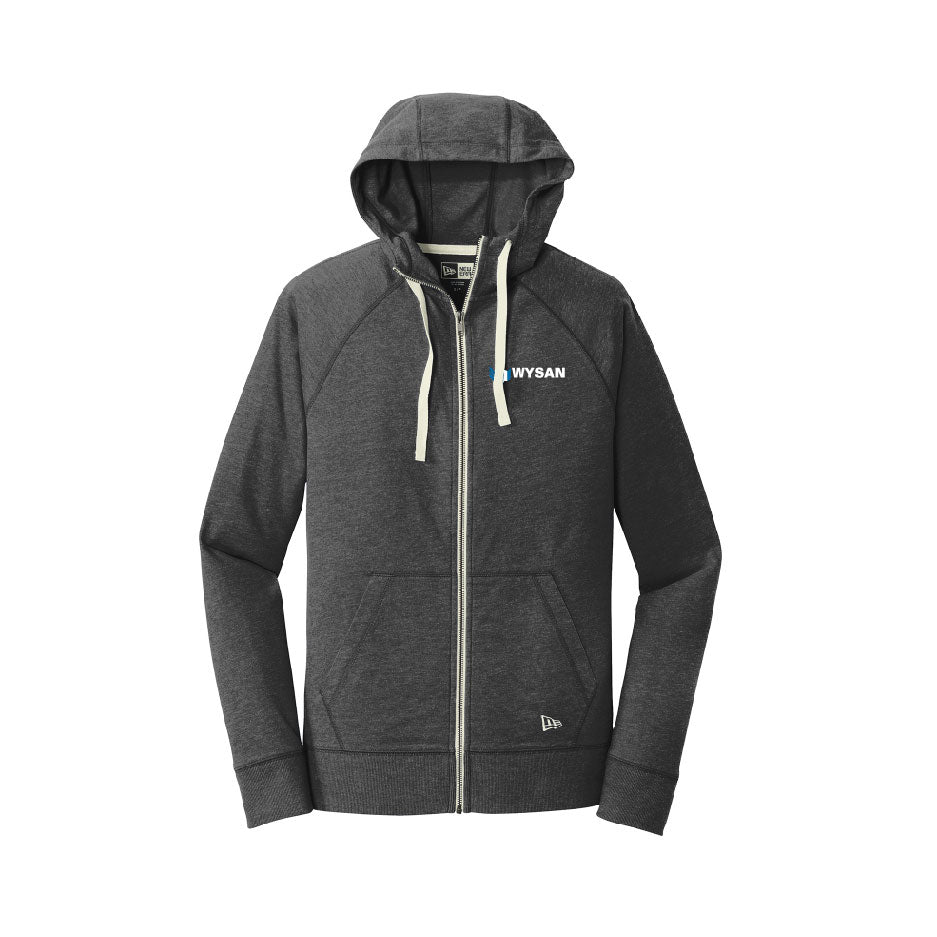 WYS217. New Era® Sueded Cotton Blend Full-Zip Hoodie