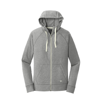 WYS217. New Era® Sueded Cotton Blend Full-Zip Hoodie