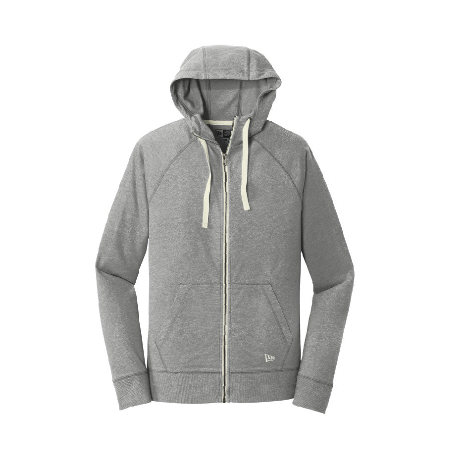 TRCN217. New Era® Sueded Cotton Blend Full-Zip Hoodie