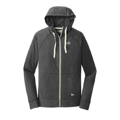 TRCN217. New Era® Sueded Cotton Blend Full-Zip Hoodie