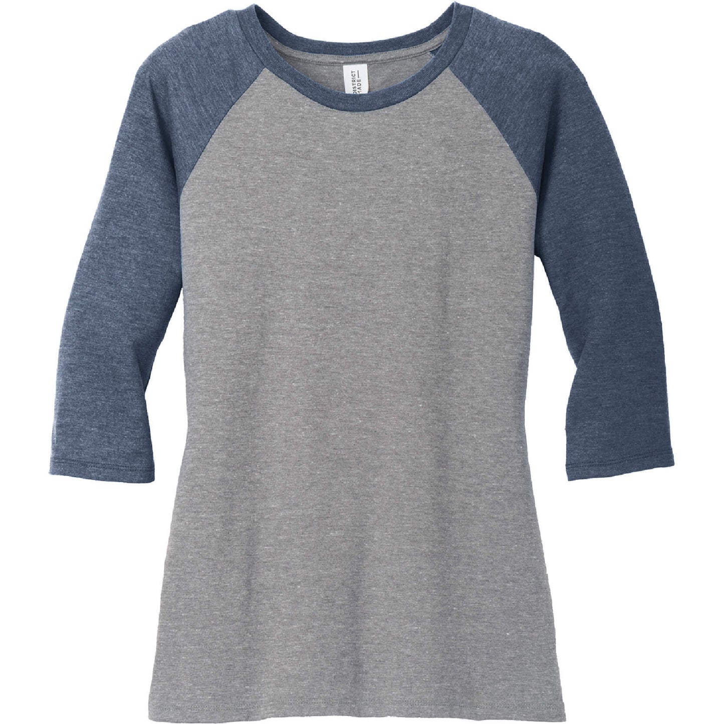 GC219. Women’s District® Perfect Tri ® 3/4-Sleeve Raglan