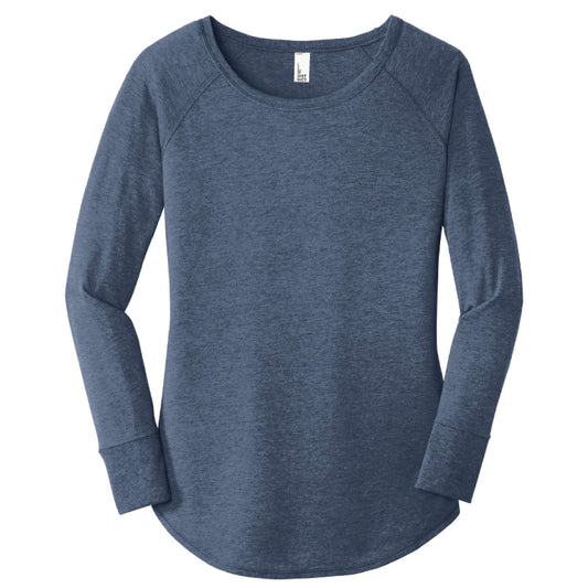 MPM223. District ® Ladies' Perfect Tri ® Long Sleeve Tunic Tee