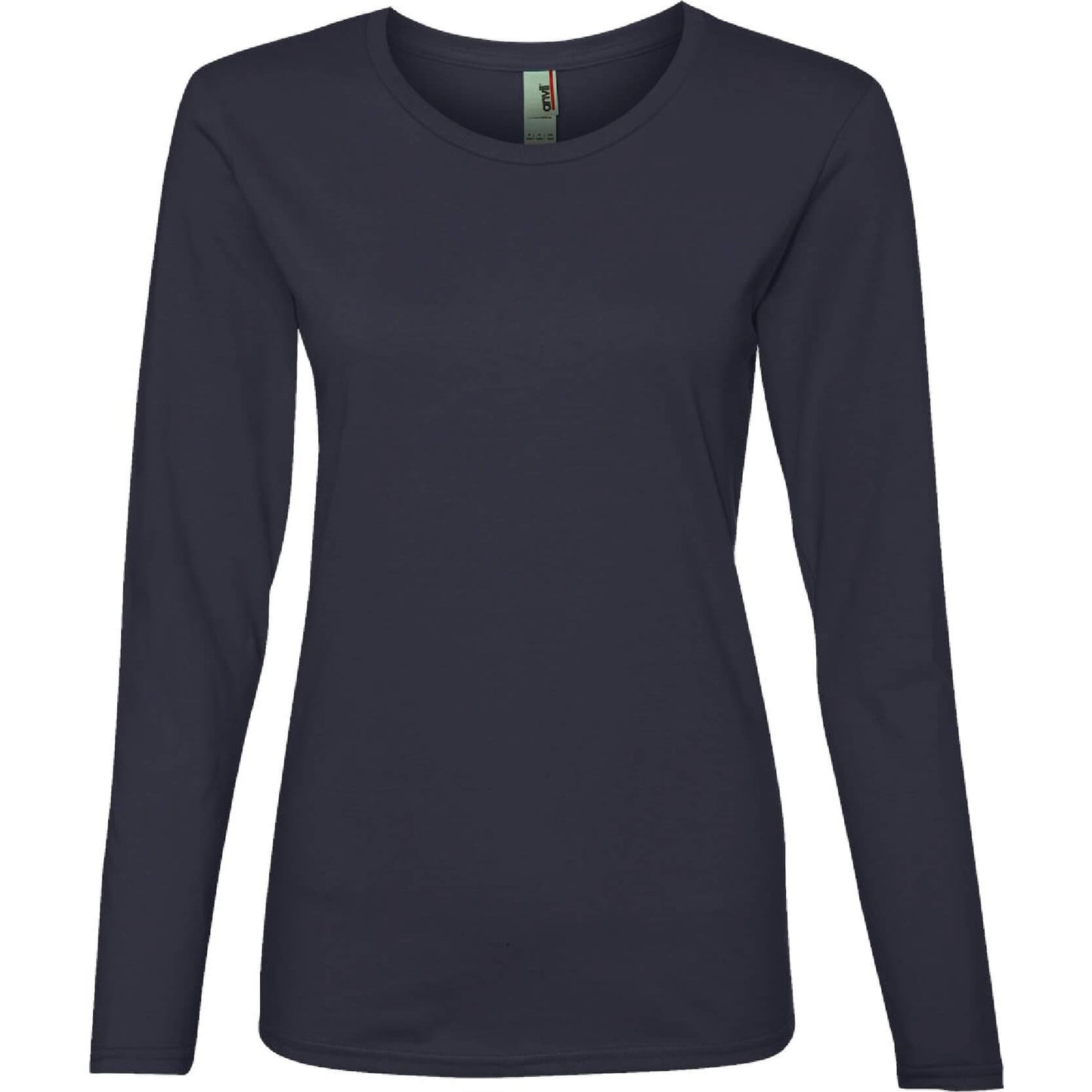 GC232. Women's Anvil Lightweight Ringspun Long Sleeve Tee
