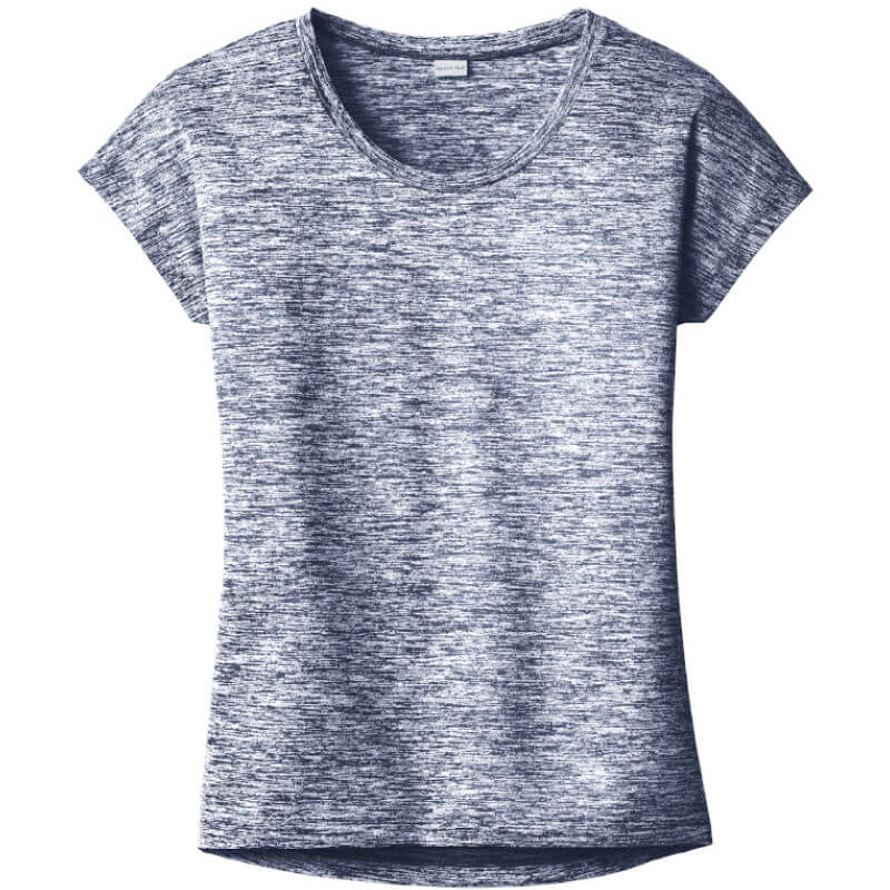 FLAG105. Sport-Tek® PosiCharge® Electric Heather Sporty Tee