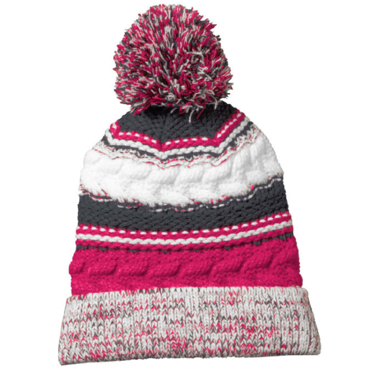 MPM302. Pom Pom Team Beanie
