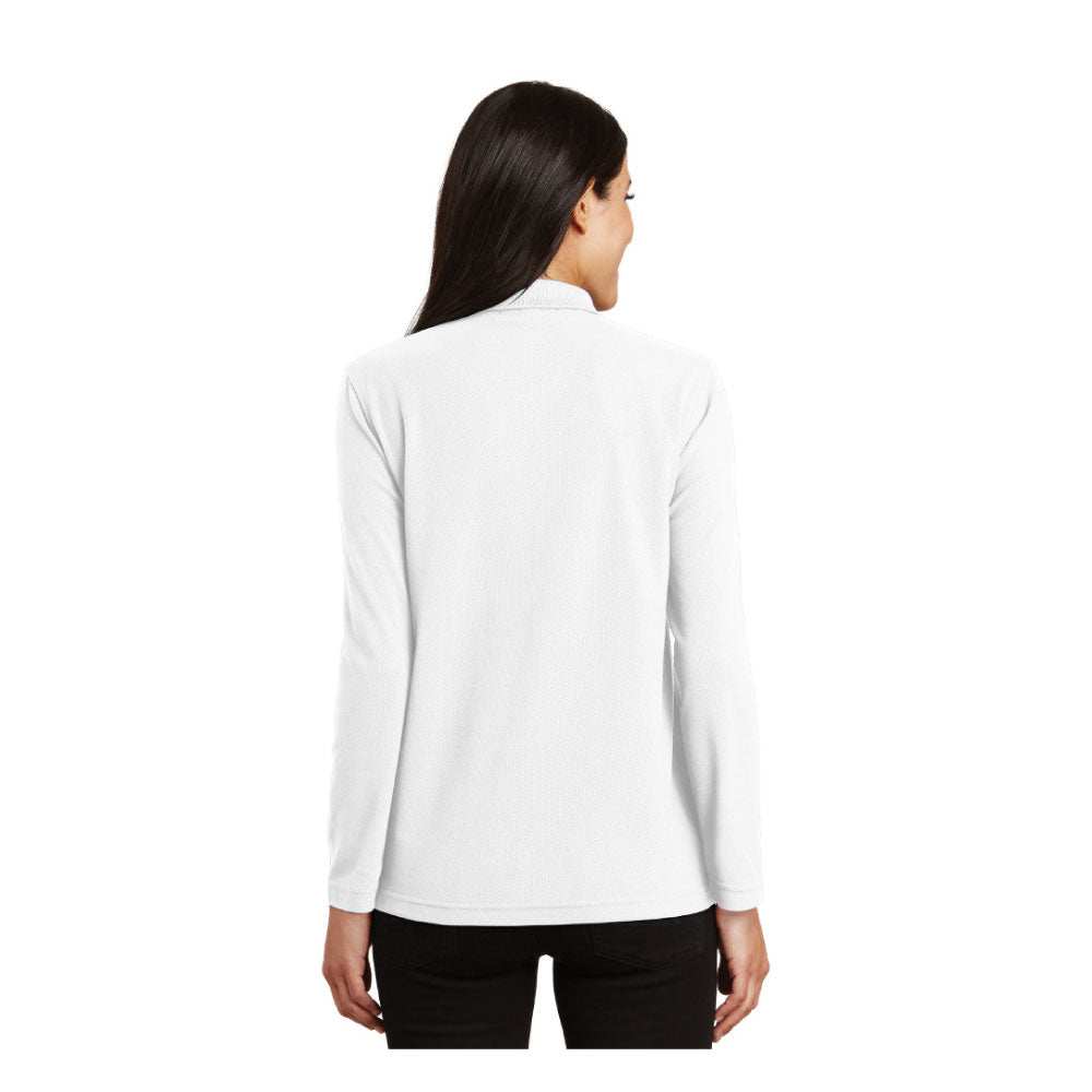 UNDFMS. Port Authority® Ladies' Silk Touch Long Sleeve Polo