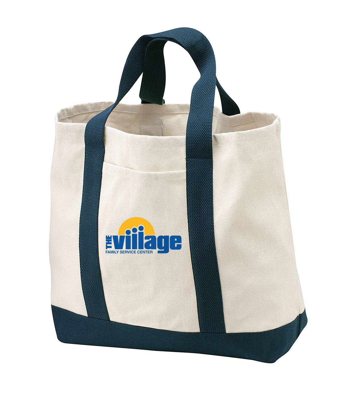 VFSC501. Port Authority® - Ideal Twill Two-Tone Shopping Tote