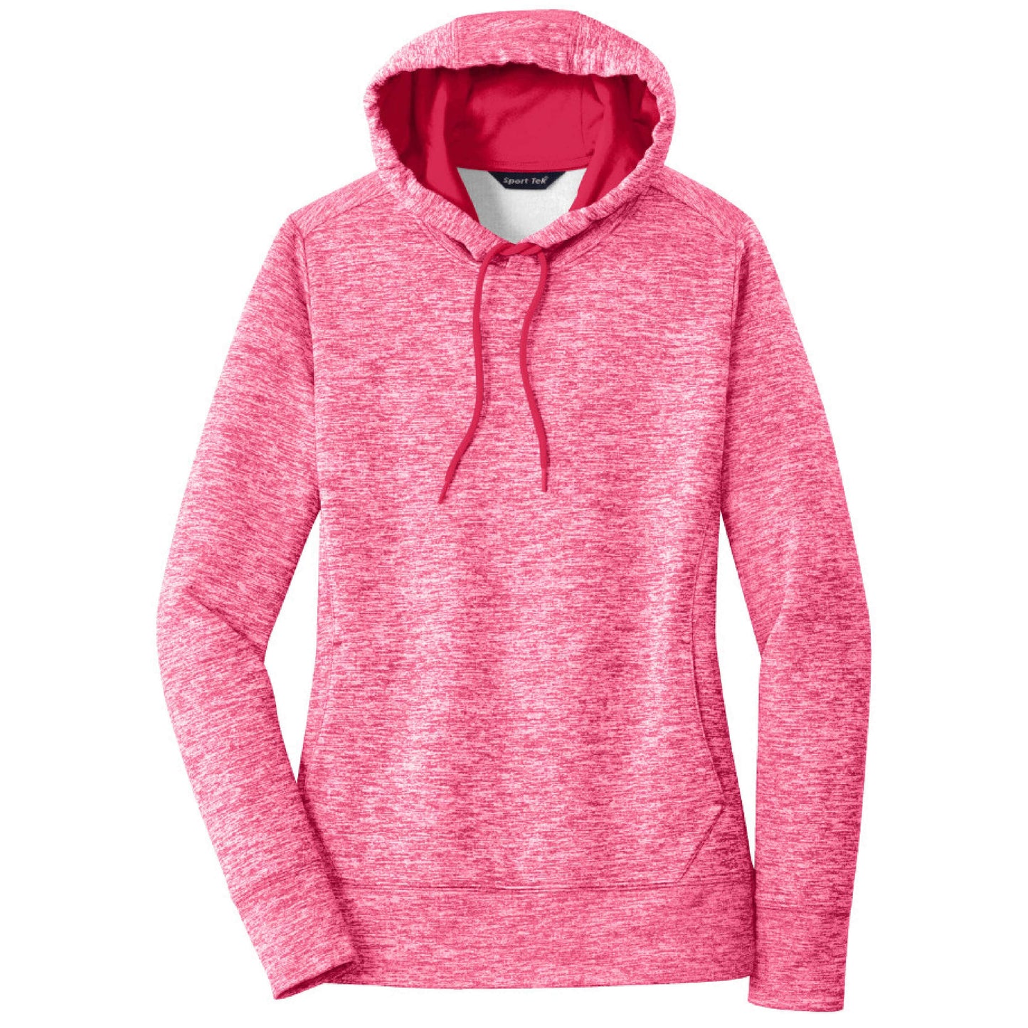 CAPLP106. Ladies PosiCharge® Electric Heather Fleece Hooded Pullover