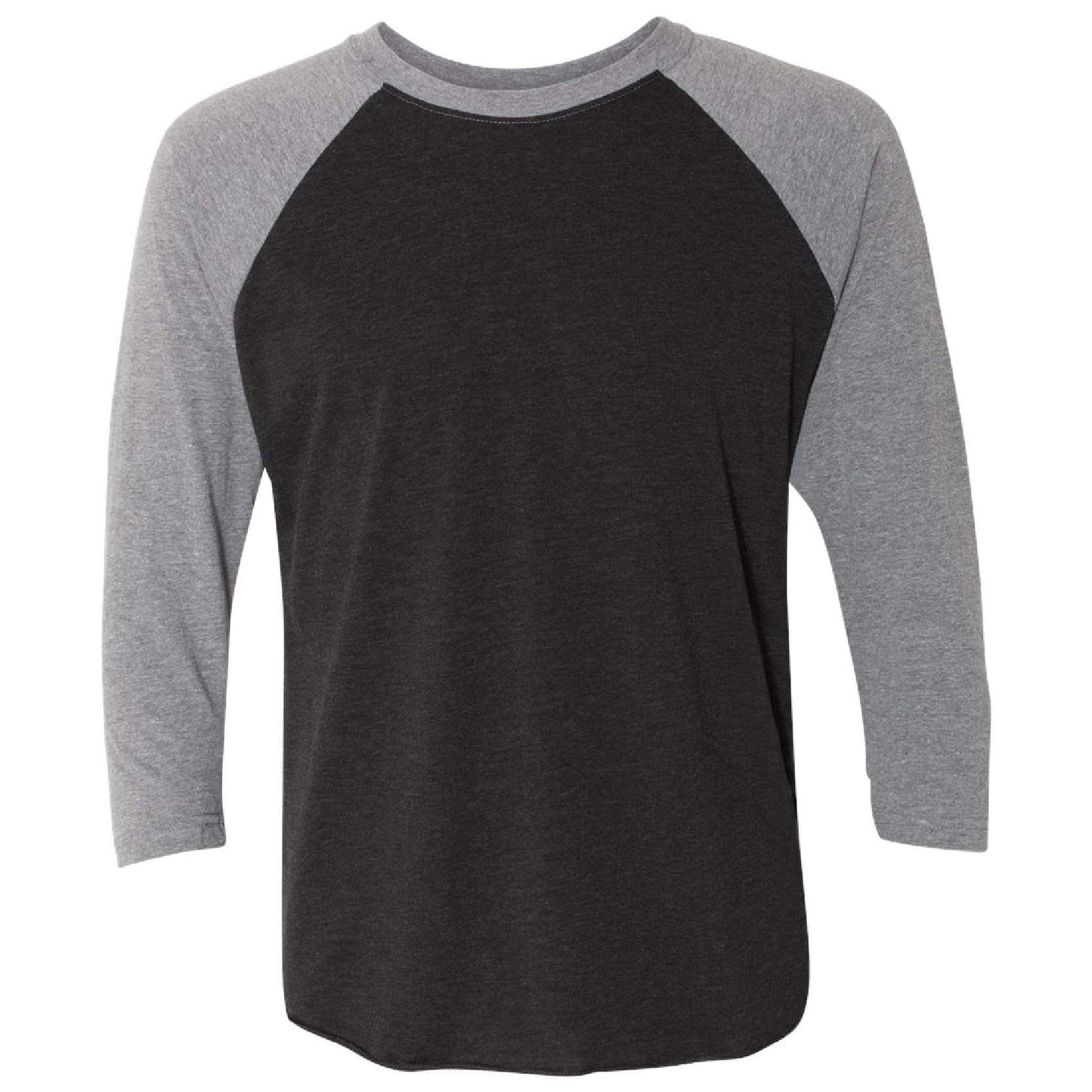 KM105. Unisex Tri-Blend ¾-Sleeve Baseball Raglan