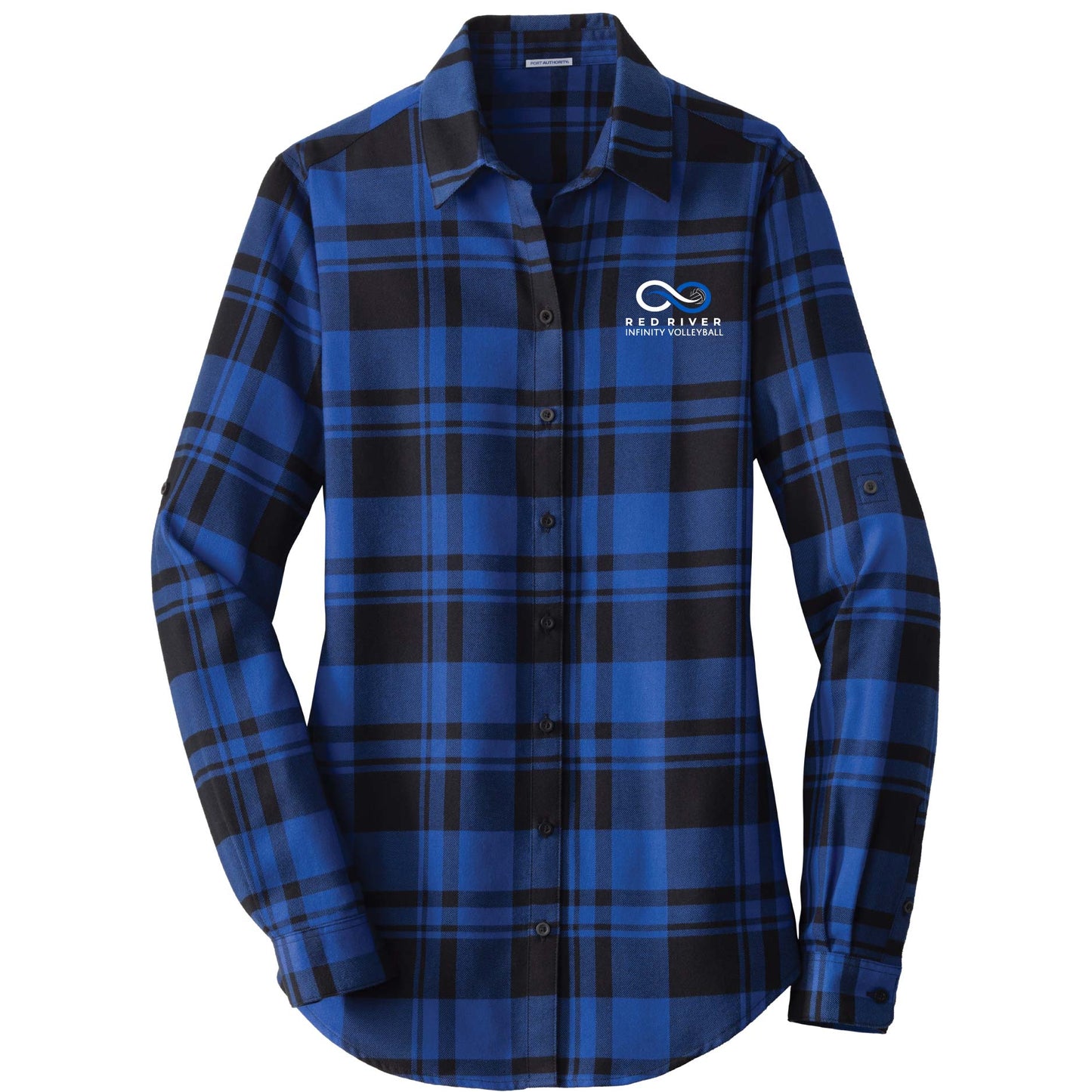 RRIV103. Port Authority® Ladies Plaid Flannel Tunic