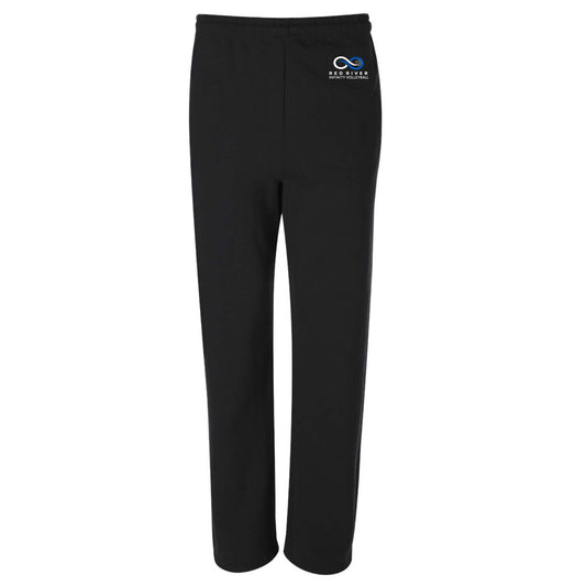 RRIV213. JERZEES NuBlend® Open Bottom Sweatpants with Pockets