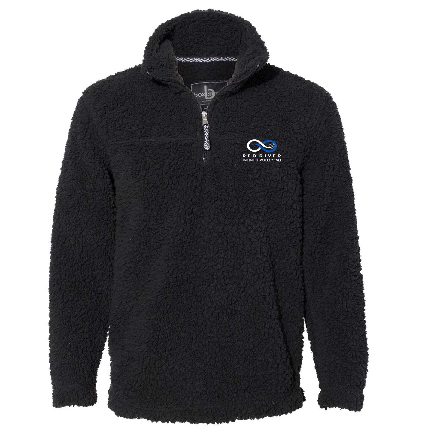 RRIV301. Boxercraft Unisex Sherpa Fleece Quarter-Zip Pullover