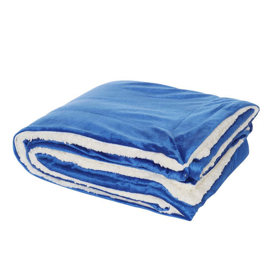 RRIV508. Alpine Fleece Micro Mink Sherpa Blanket
