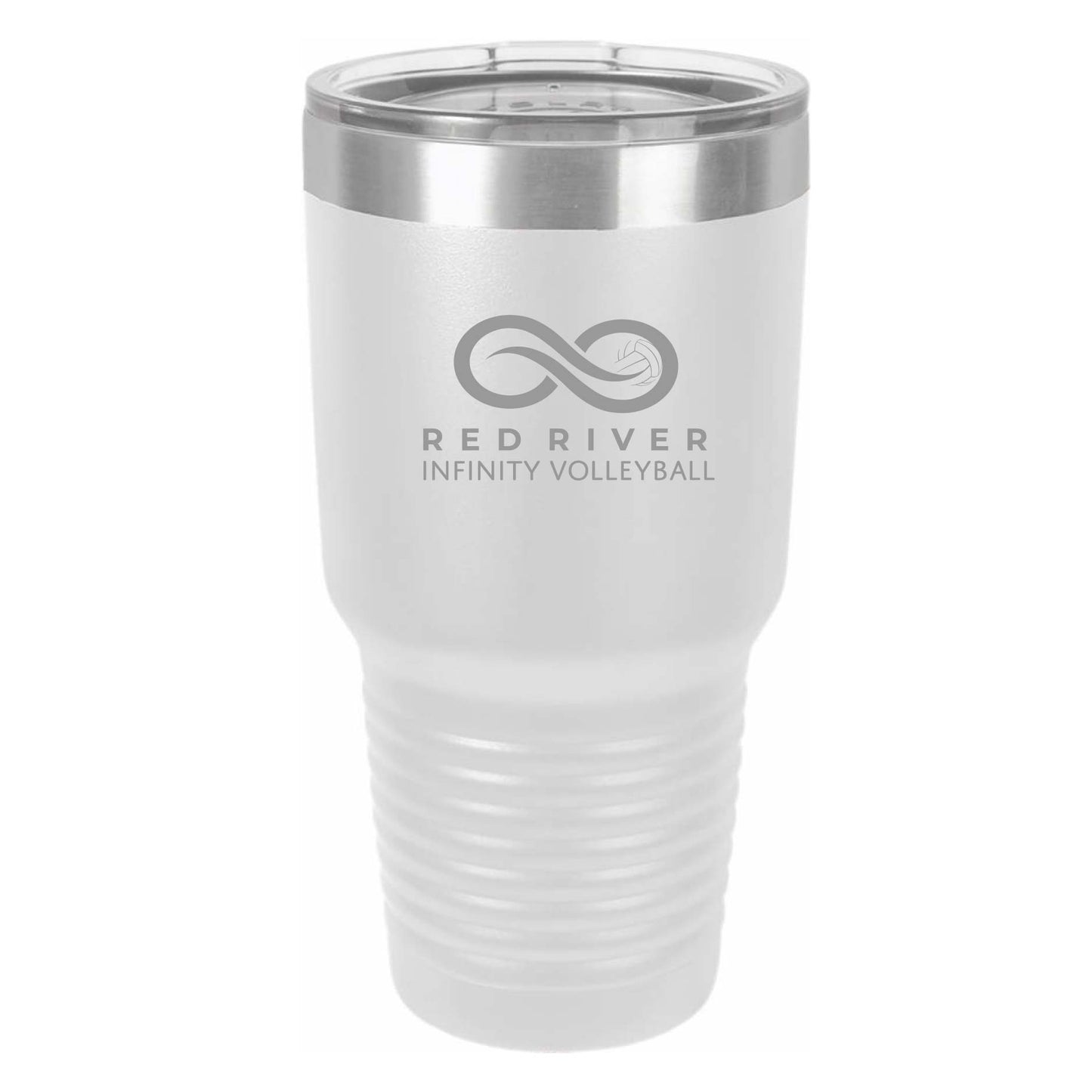 RRIV516. Polar Camel 30 oz. Ringneck Vacuum Insulated Tumbler w/Lid & Silver Ring