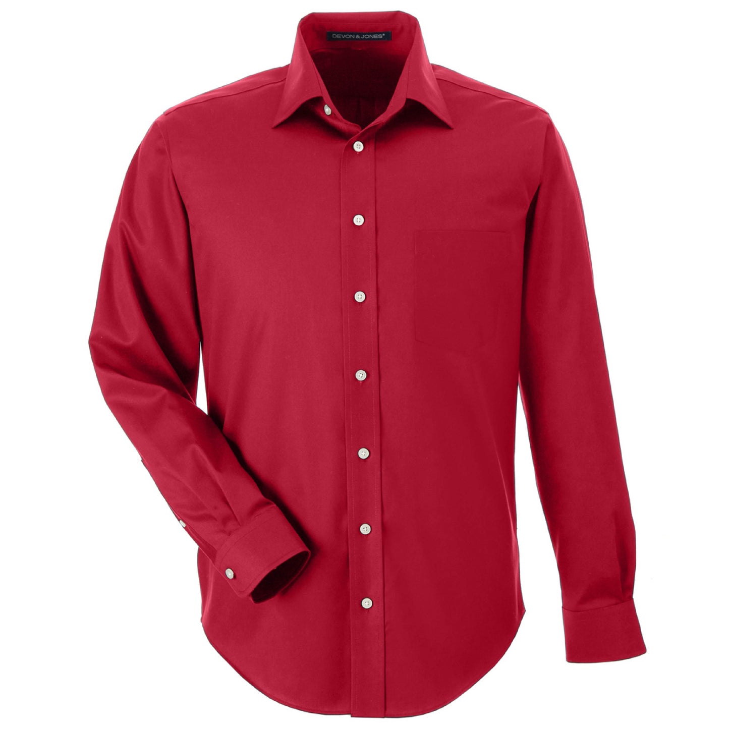 SDX218. Men’s Solid Stretch Twill Dress Shirt