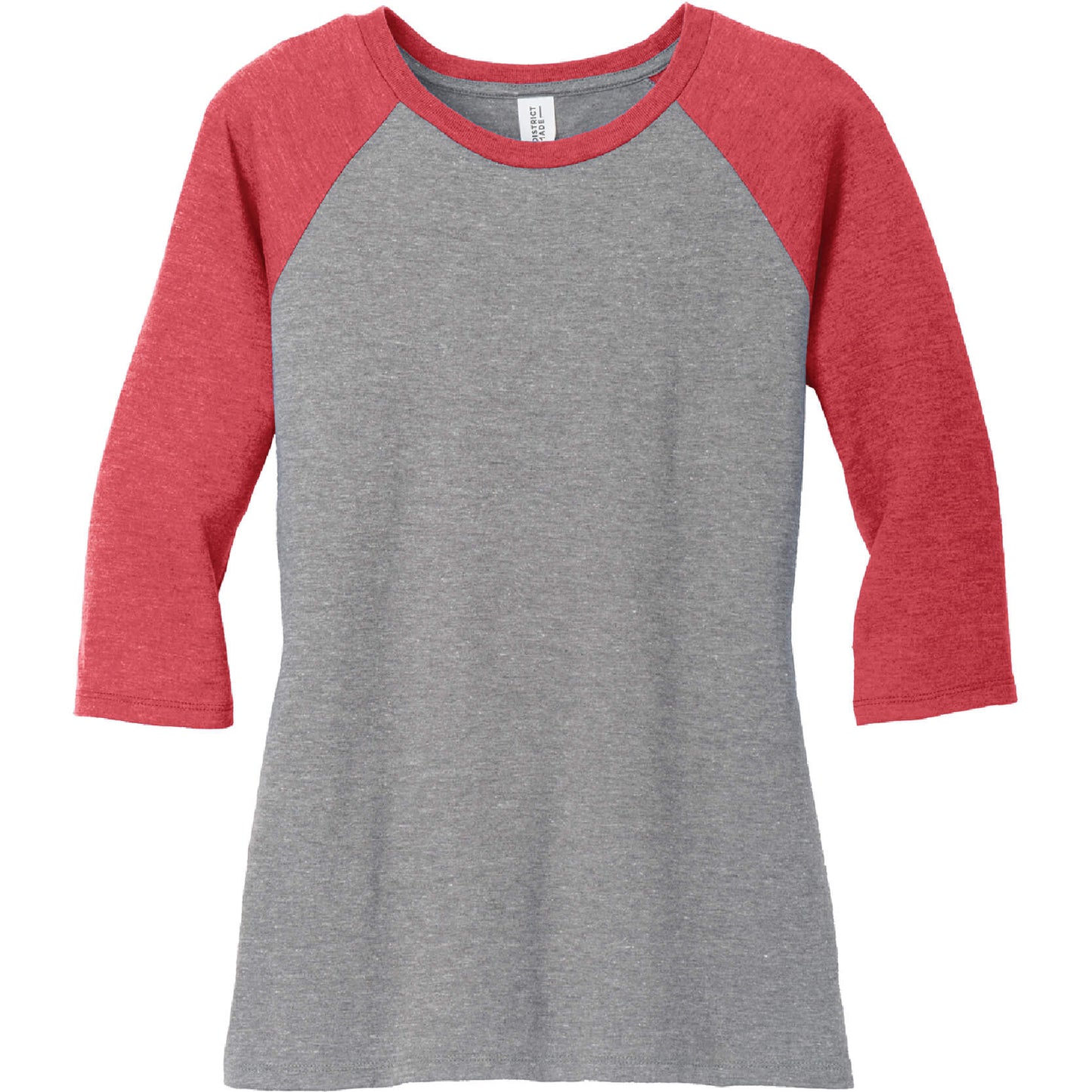 GC219. Women’s District® Perfect Tri ® 3/4-Sleeve Raglan