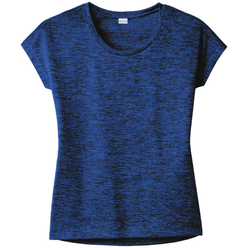 FLAG105. Sport-Tek® PosiCharge® Electric Heather Sporty Tee