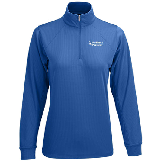 PP112. Ladies' Vansport™ Mesh 1/4-Zip Tech Pullover