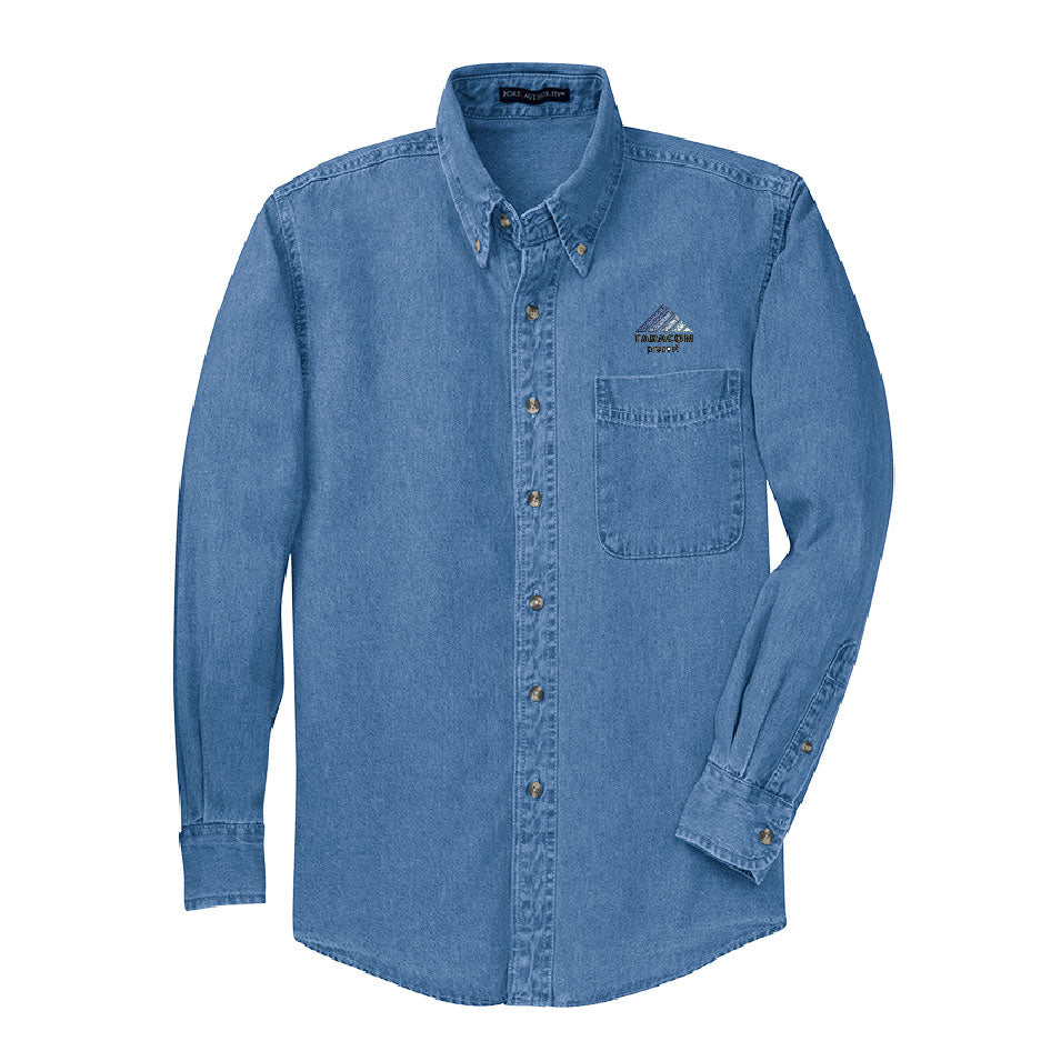 TRCN222. Port Authority® Long Sleeve Denim Shirt