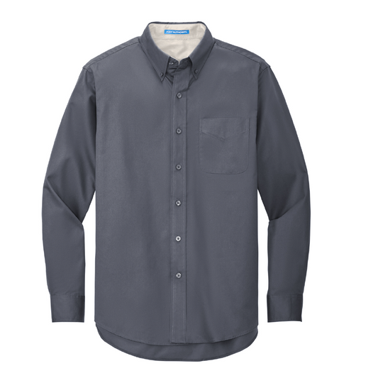 TRCN228. Tall Port Authority Long Sleeve Easy Care Shirt