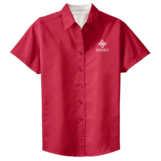 SDX100. Ladies’ Short Sleeve Easy Care Shirt