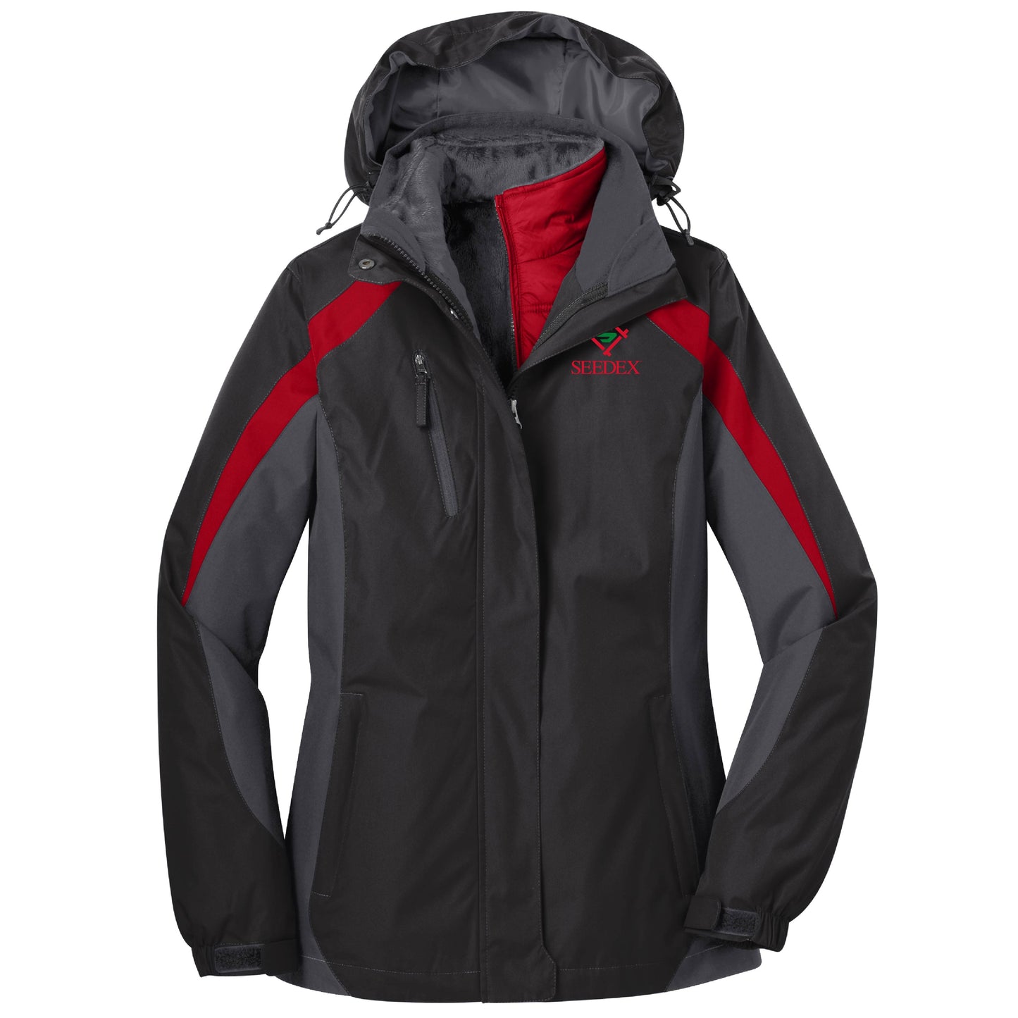 SDX104. Ladies’ Colorblock 3-in-1 Jacket