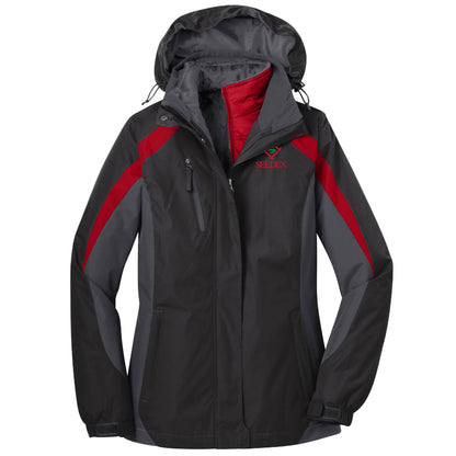 SDX104. Ladies’ Colorblock 3-in-1 Jacket