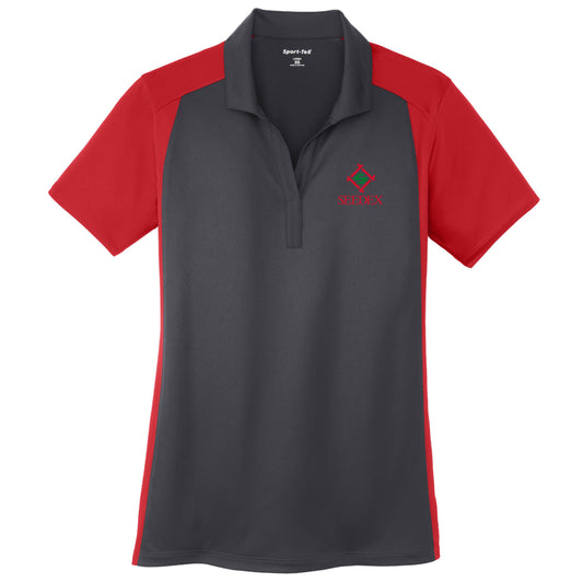 SDX106. Ladies’ Colorblock Micropique Sport-Wick Polo