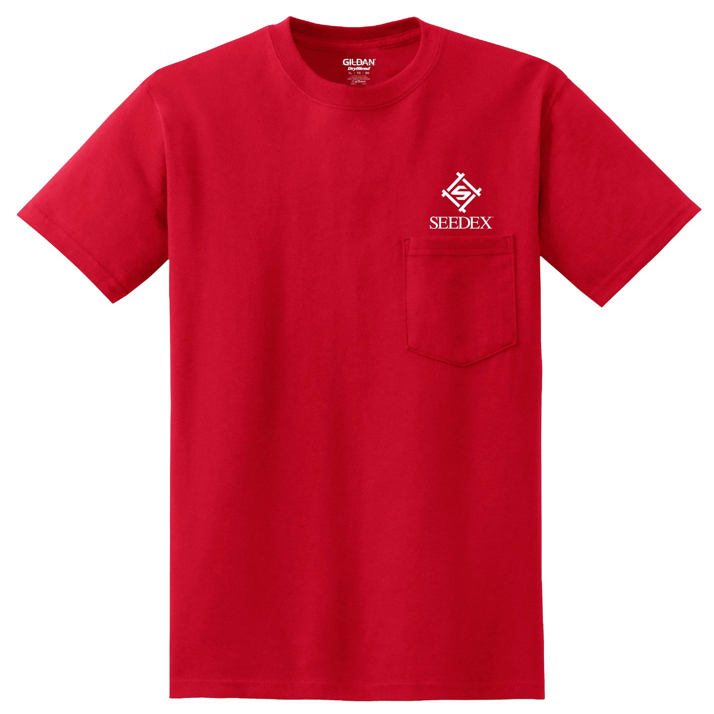 SDX201. Men’s DryBlend 50/50 Pocket T-Shirt