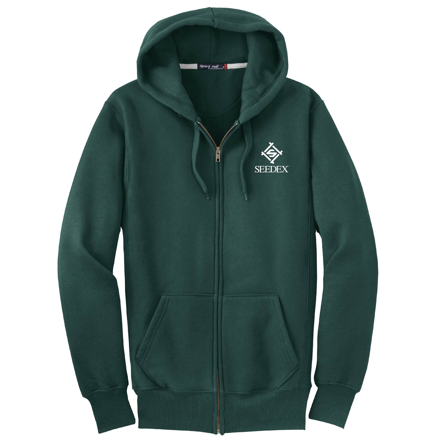 SDX208. Men's Super Heavyweight Full-Zip Hooded Sweatshirt