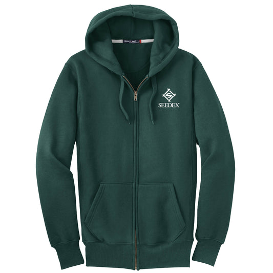 SDX208. Men's Super Heavyweight Full-Zip Hooded Sweatshirt