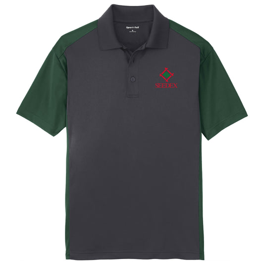 SDX216. Men’s Colorblock Micropique Sport-Wick Polo