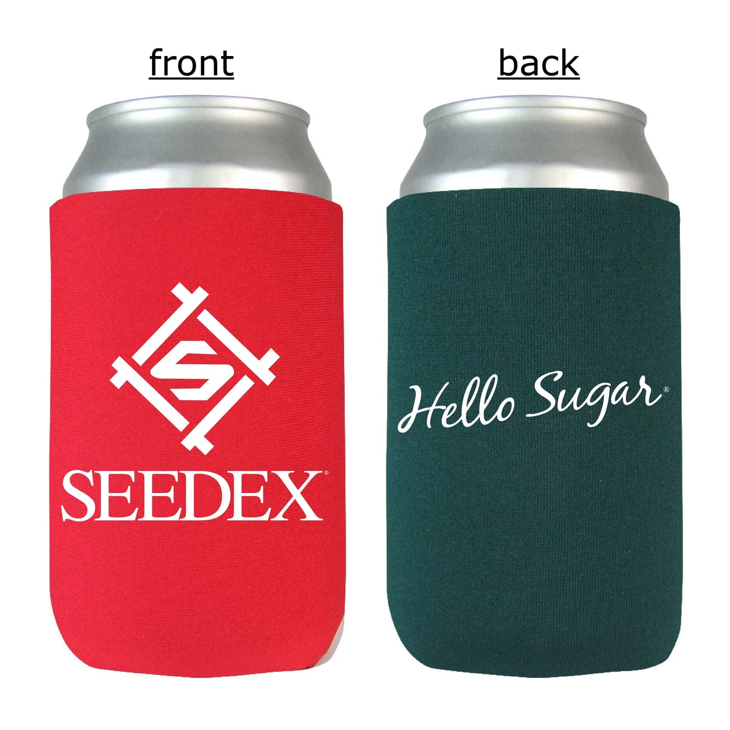 SDX405. Neoprene Collapsible Can Coolie (Double-Sided Imprint)