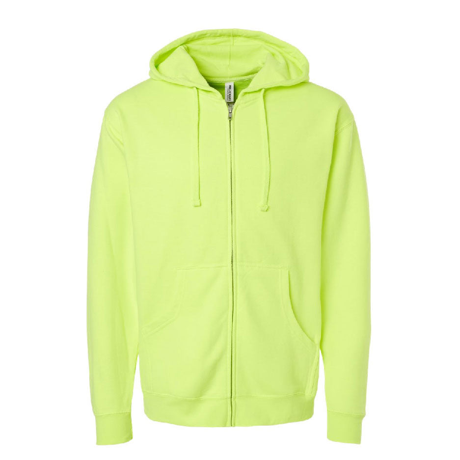WYS309. Independent Trading Co. - Midweight Full-Zip Hooded Sweatshirt