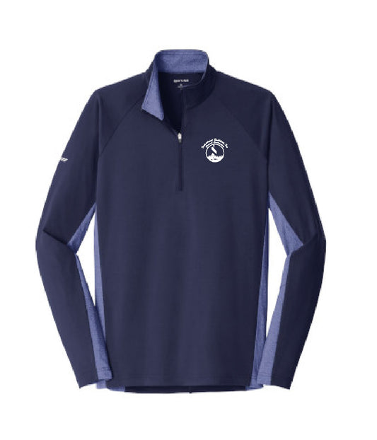 IBI213. Men’s Sport-Tek Sport-Wick Stretch Contrast 1/2-Zip Pullover