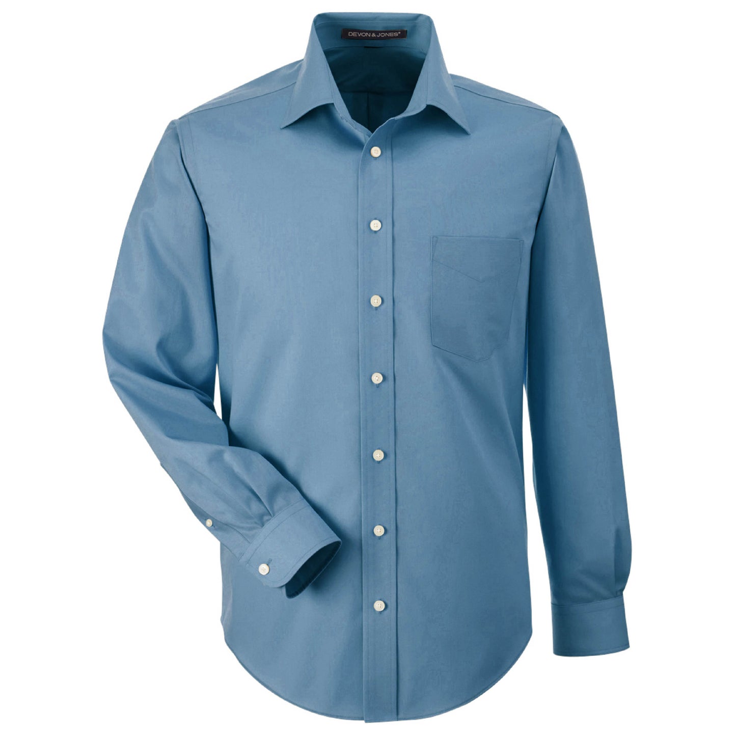 SDX218. Men’s Solid Stretch Twill Dress Shirt