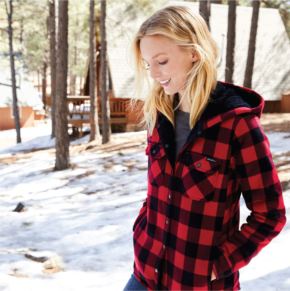 TSM222. Eddie Bauer® Ladies Woodland Shirt Jac
