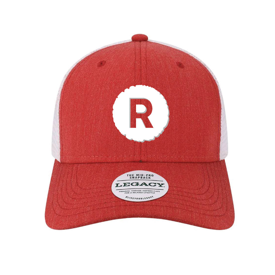 TSM311. Legacy Mid-Pro Snapback Trucker Cap with 3D Embroidery