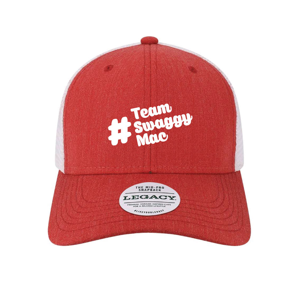 TSM312. Legacy Mid-Pro Snapback Trucker Cap - Team Swaggy Mac